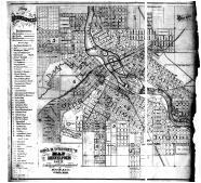Minneapolis Map 1873, Hennepin County 1873